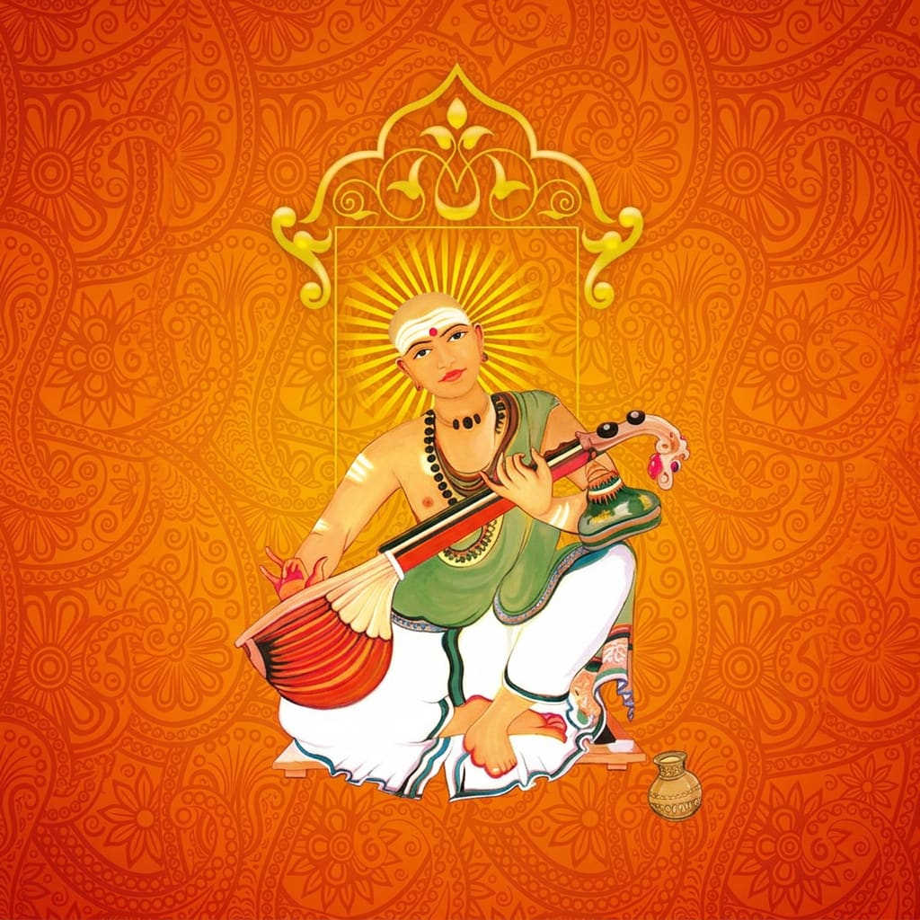 Portrait of Muthuswami Dikshitar